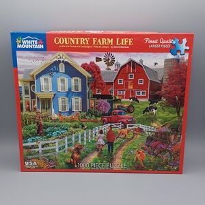 White Mountain Country Farm Life Puzzle